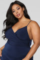High Street Dress - Navy