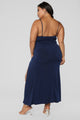 High Street Dress - Navy