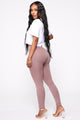 Smooth Operator High Rise Legging - Blush