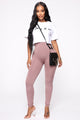 Smooth Operator High Rise Legging - Blush