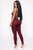 Smooth Operator High Rise Legging - Burgundy