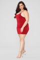 Vegas Go To Dress - Burgundy