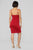 Shanghai Ruched Dress - Burgundy