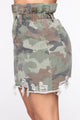 Active And Attractive Mini Skirt - Camouflage