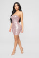 Birthday Bash Sequin Romper - Pink