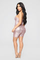 Birthday Bash Sequin Romper - Pink
