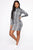Wildly Entertaining Long Sleeve Mini Dress - Grey