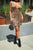 Running Wild Leopard Print Mini Dress - Leopard