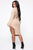 Feeling You Sweater Midi Dress - Taupe