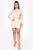 Sparkle Up Sequin Mini Dress - Cream Hologram