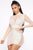 Sparkle Up Sequin Mini Dress - Cream Hologram