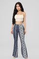 Calixta Pants - Blue Combo