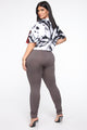 Smooth Operator High Rise Legging - Charcoal