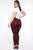 Smooth Operator High Rise Legging - Burgundy