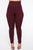 Smooth Operator High Rise Legging - Burgundy