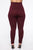 Smooth Operator High Rise Legging - Burgundy