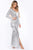 One Of A Shine Maxi Dress - Silver