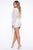 Center Stage Sequin Mini Dress - White/Silver