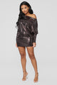 Club Vibes Dress - Copper