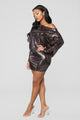 Club Vibes Dress - Copper