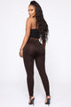 Smooth It Out High Rise Legging - Brown