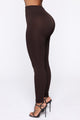 Smooth It Out High Rise Legging - Brown