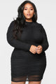 Paparazzi Ruched Dress - Black
