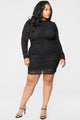 Paparazzi Ruched Dress - Black