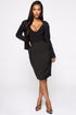 Chloe Pencil Skirt - Black