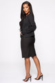 Chloe Pencil Skirt - Black