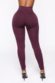 Smooth It Out High Rise Legging - Plum