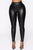 Liliana Faux Leather Leggings - Black