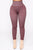 Curves Ahead High Rise Legging - Burgundy