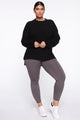 Smooth It Out High Rise Legging - Charcoal