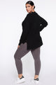 Smooth It Out High Rise Legging - Charcoal