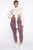 Curves Ahead High Rise Legging - Burgundy