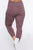 Curves Ahead High Rise Legging - Burgundy
