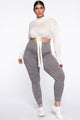 Curves Ahead High Rise Legging - Mocha