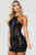 Dancing In Twilight Sequin Dress - Black