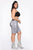 Never A Snake Biker Short - Grey