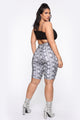 Never A Snake Biker Short - Grey