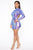 Disco Doll Sequin Mini Dress - Purple/combo