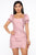 Let It Be Satin Mini Dress - Mauve