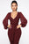 All About Me Balloon Sleeve Jumpsuit - Burgundy