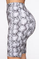 Never A Snake Biker Short - Grey