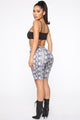 Never A Snake Biker Short - Grey