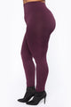 Smooth It Out High Rise Legging - Plum