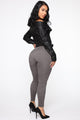 Curves Ahead High Rise Legging - Mocha