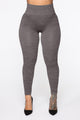 Curves Ahead High Rise Legging - Mocha