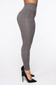 Curves Ahead High Rise Legging - Mocha